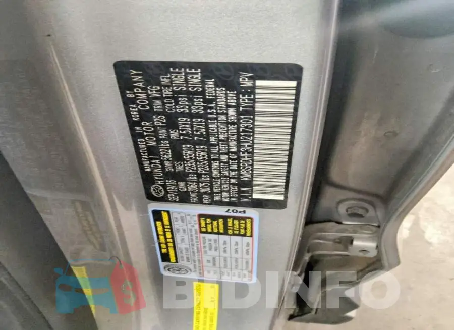 KM8SRDHF3HU217301 Photo# 13
