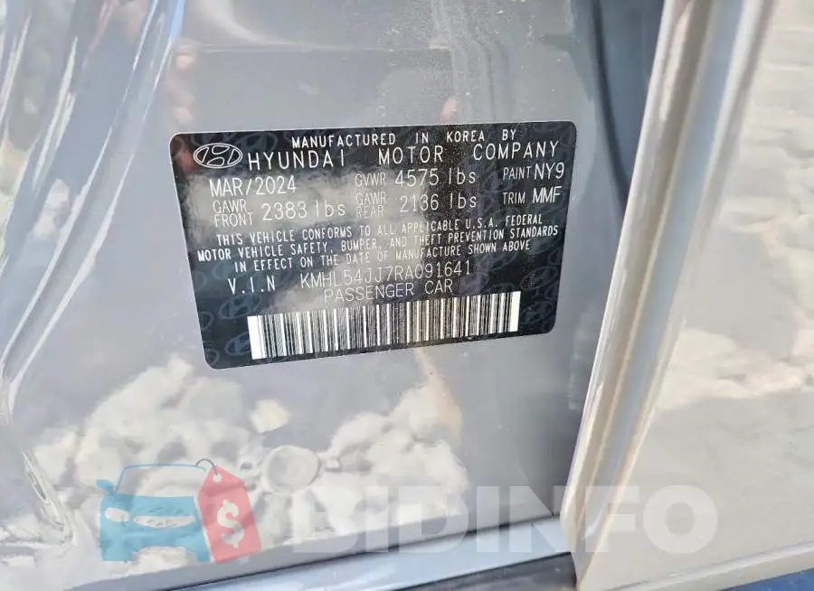 KMHL54JJ7RA091641 Photo# 12