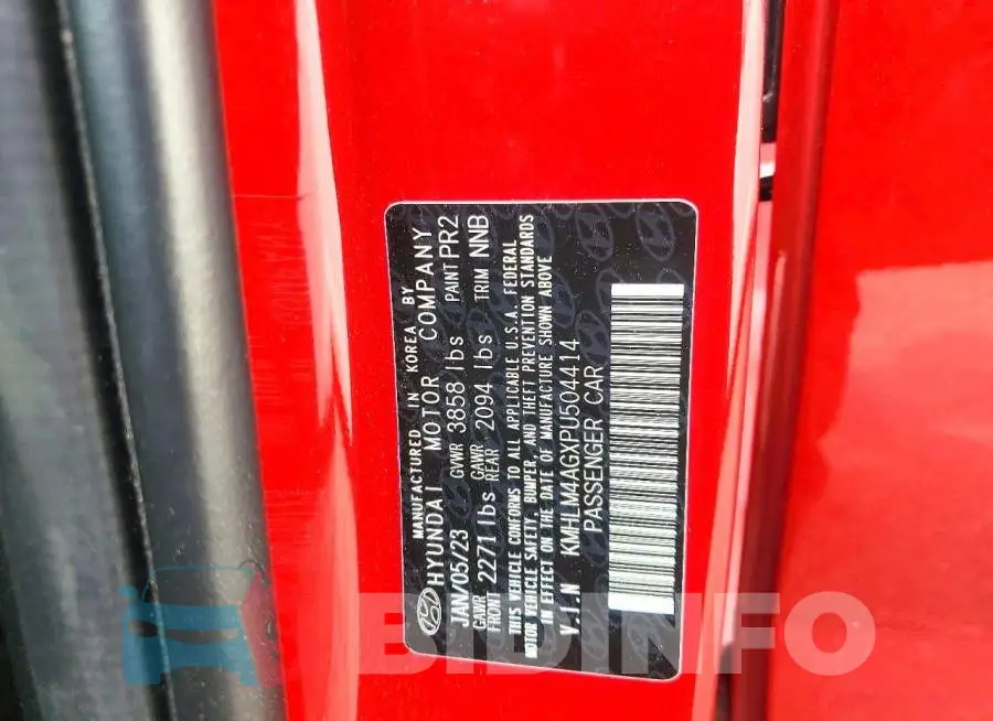 KMHLM4AGXPU504414 Photo# 12