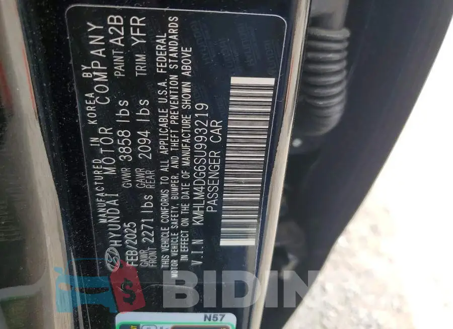 KMHLM4DG6SU993219 Photo# 12