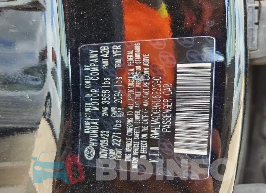 KMHLM4DG9RU692390 Photo# 13