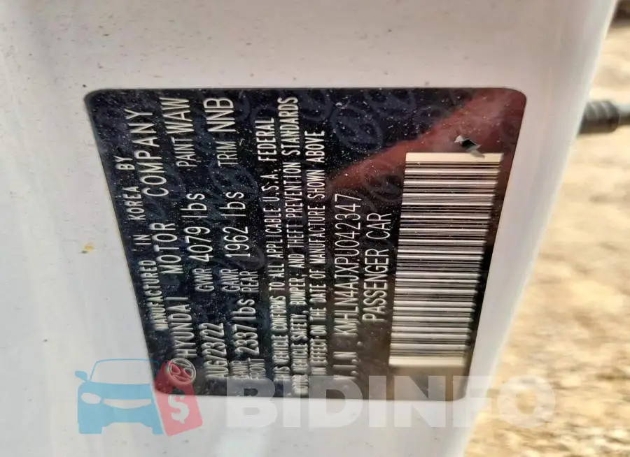 KMHLN4AJXPU042347 Photo# 12