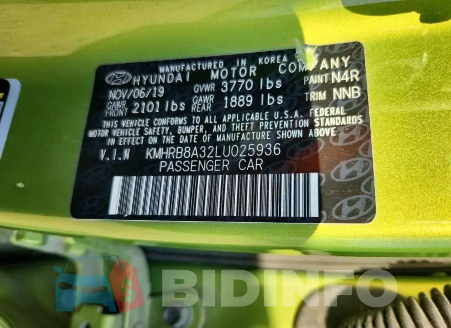 KMHRB8A32LU025936 Photo# 12