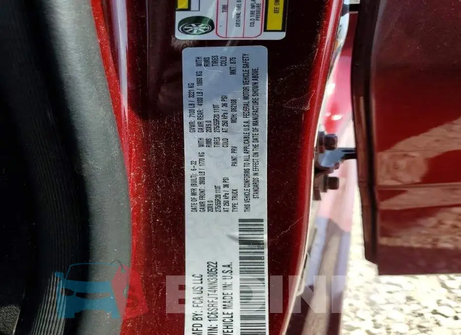 1C6SRFJT4NN380522 Photo# 13