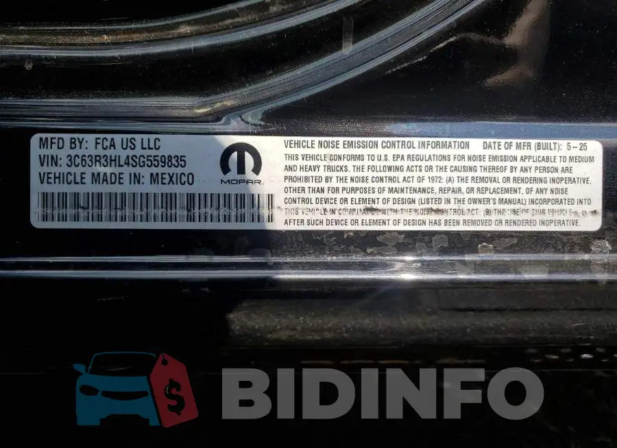 3C63R3HL4SG559835 Photo# 13