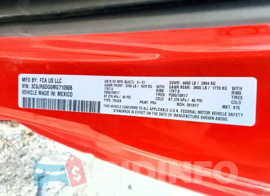 3C6JR6DG6MG710906 Photo# 12