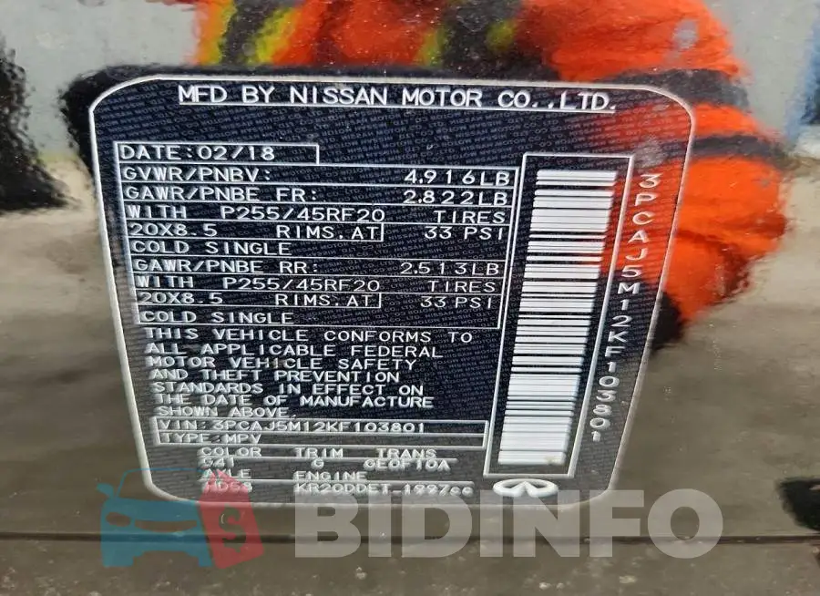 3PCAJ5M12KF103801 Photo# 13