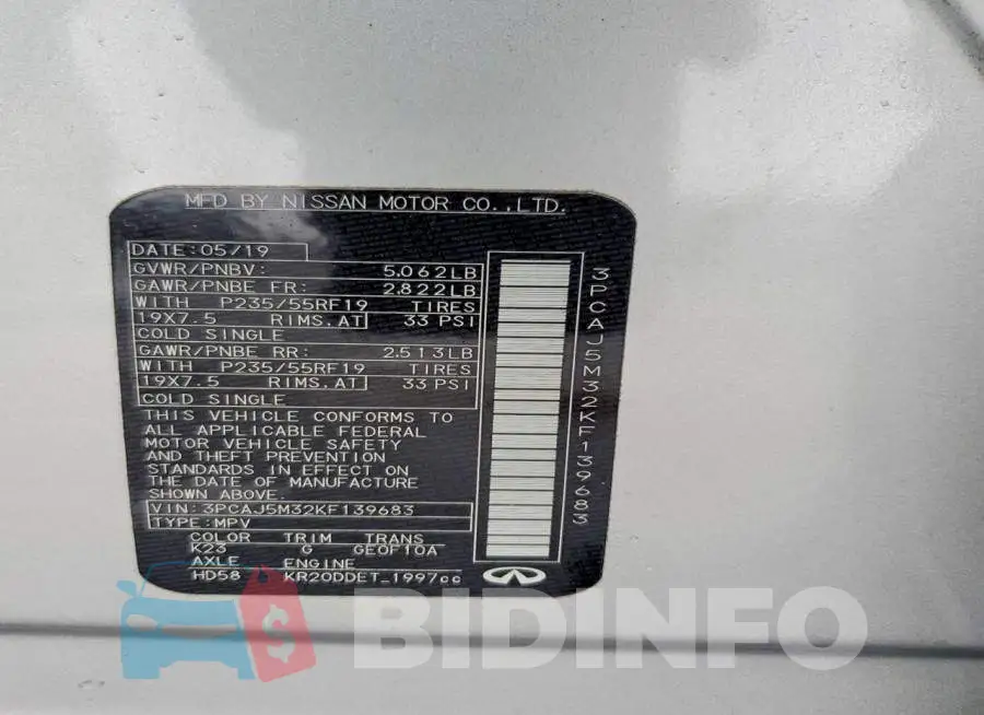 3PCAJ5M32KF139683 Photo# 14
