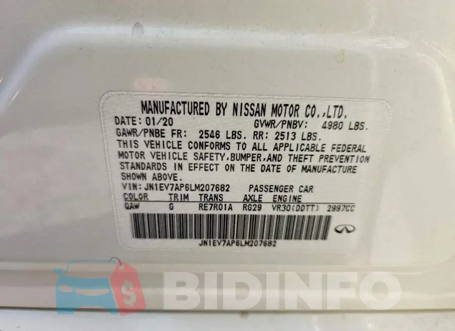 JN1EV7AP6LM207682 Photo# 12