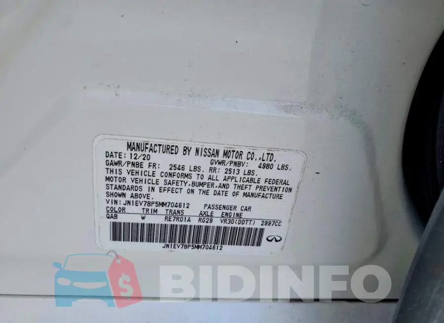 JN1EV7BP5MM704612 Photo# 12