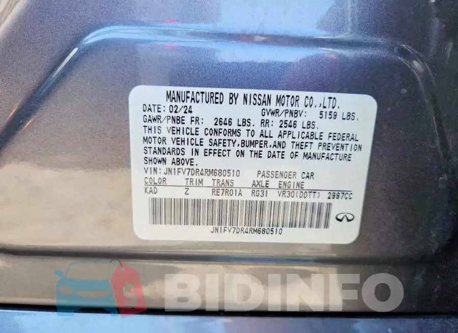 JN1FV7DR4RM680510 Photo# 12