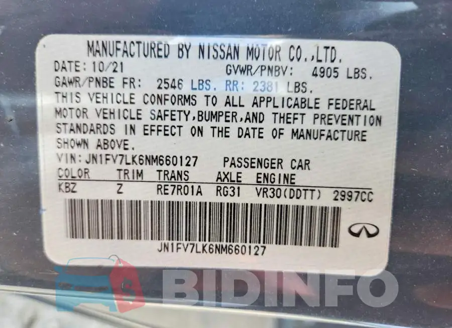 JN1FV7LK6NM660127 Photo# 13