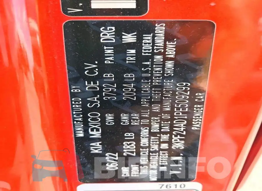 3KPF24AD1PE509299 Photo# 12