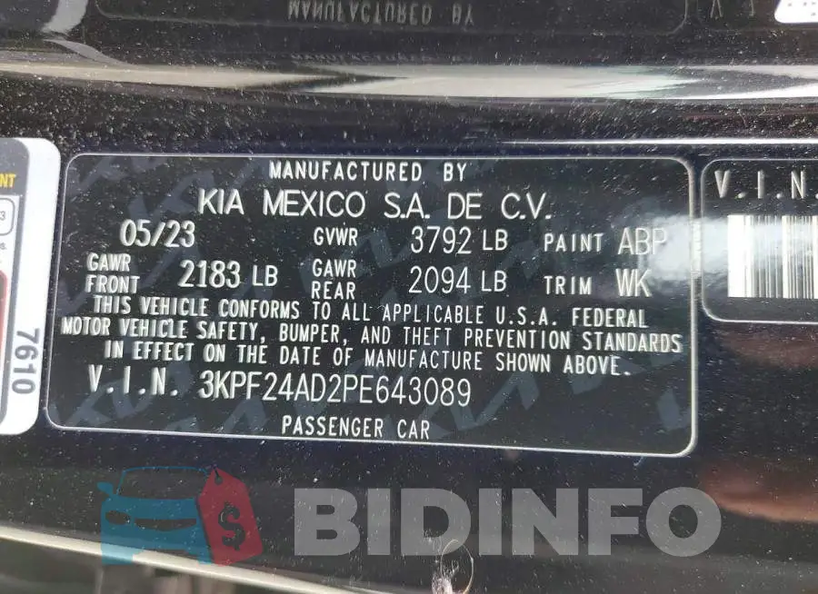 3KPF24AD2PE643089 Photo# 12