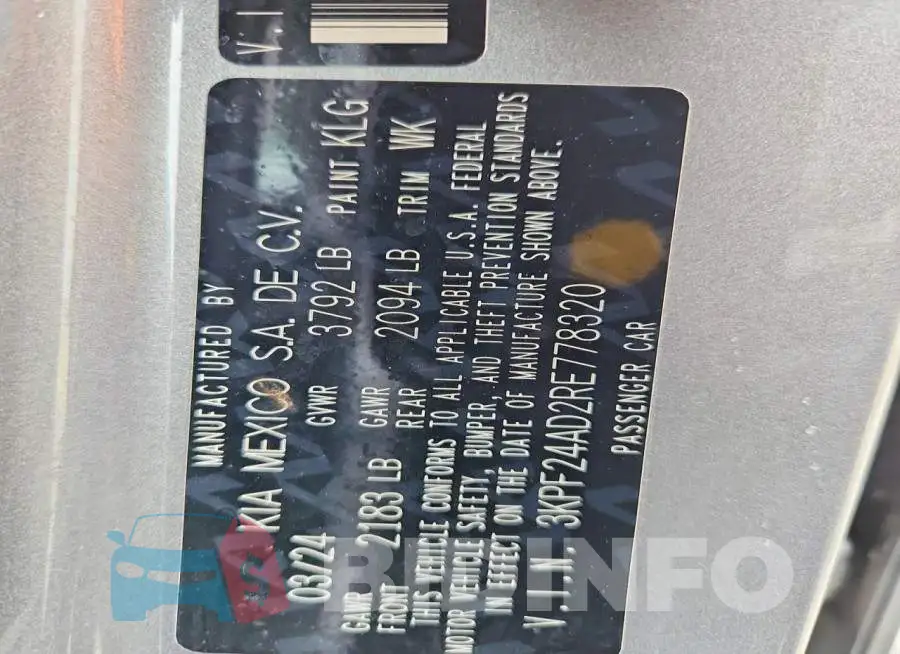 3KPF24AD2RE778320 Photo# 12