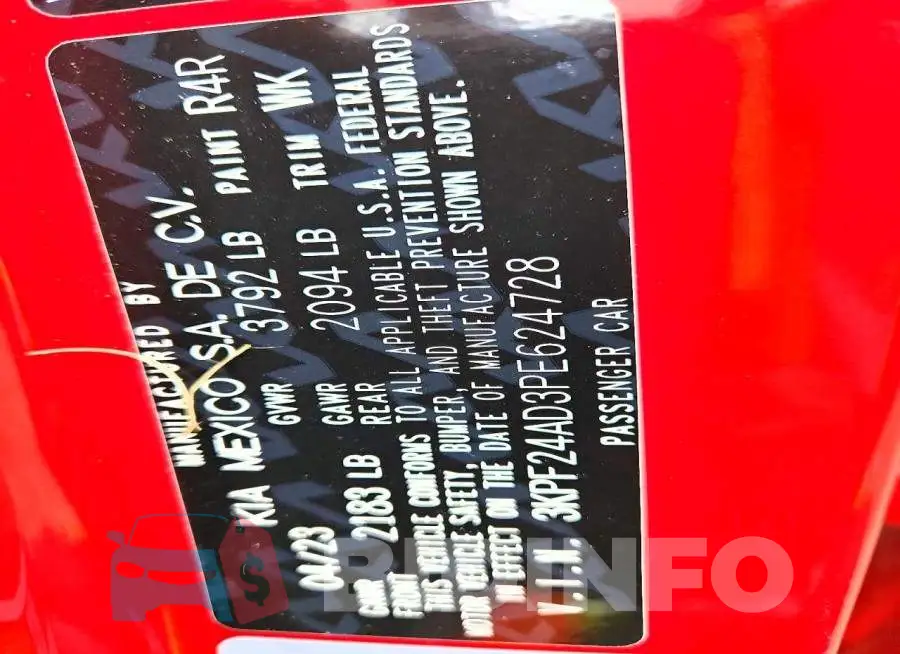 3KPF24AD3PE624728 Photo# 13