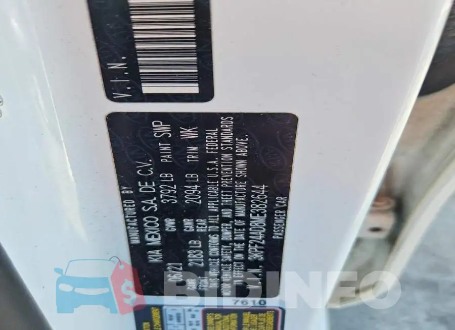 3KPF24AD8ME382644 Photo# 13