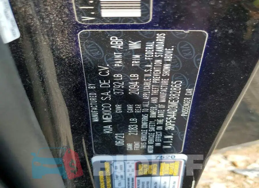 3KPF54AD3ME382865 Photo# 12