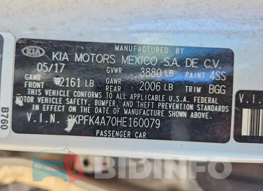 3KPFK4A70HE160079 Photo# 12