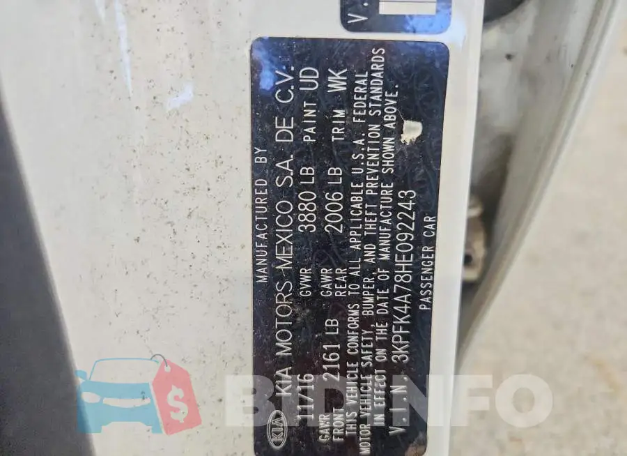 3KPFK4A78HE092243 Photo# 12