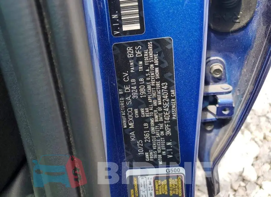 3KPFT4DE4SE240743 Photo# 13