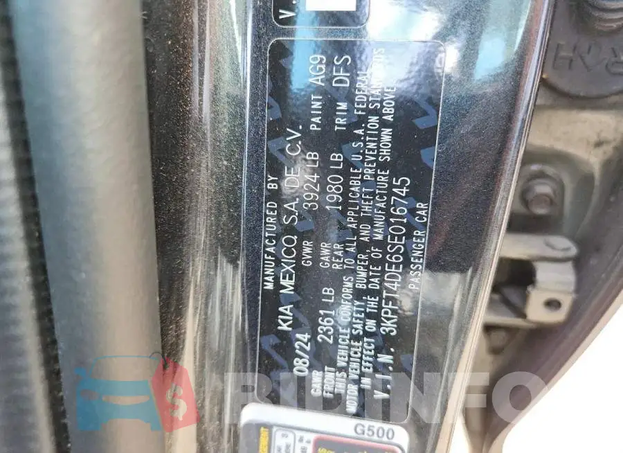 3KPFT4DE6SE016745 Photo# 12
