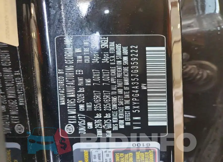 5XYPG4A35JG359222 Photo# 14