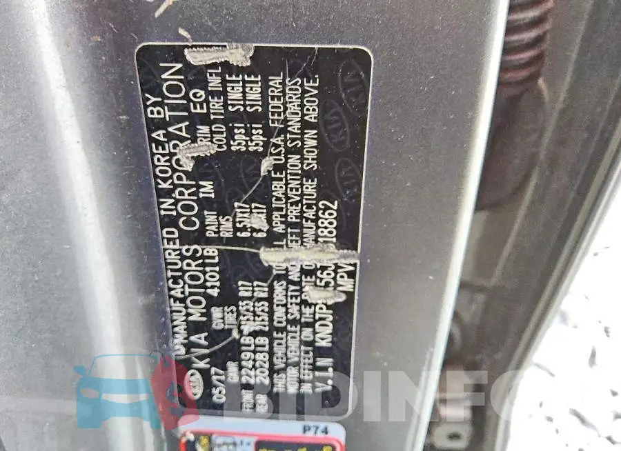 KNDJP3A56J7518862 Photo# 12