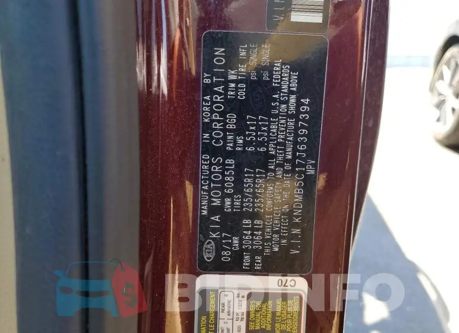 KNDMB5C17J6397394 Photo# 13