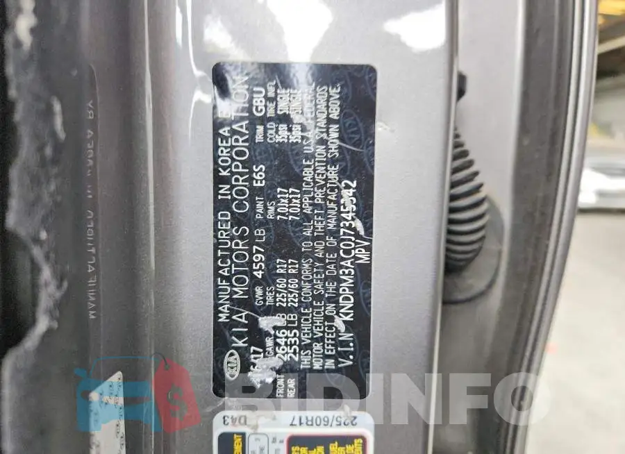 KNDPM3AC0J7345342 Photo# 12