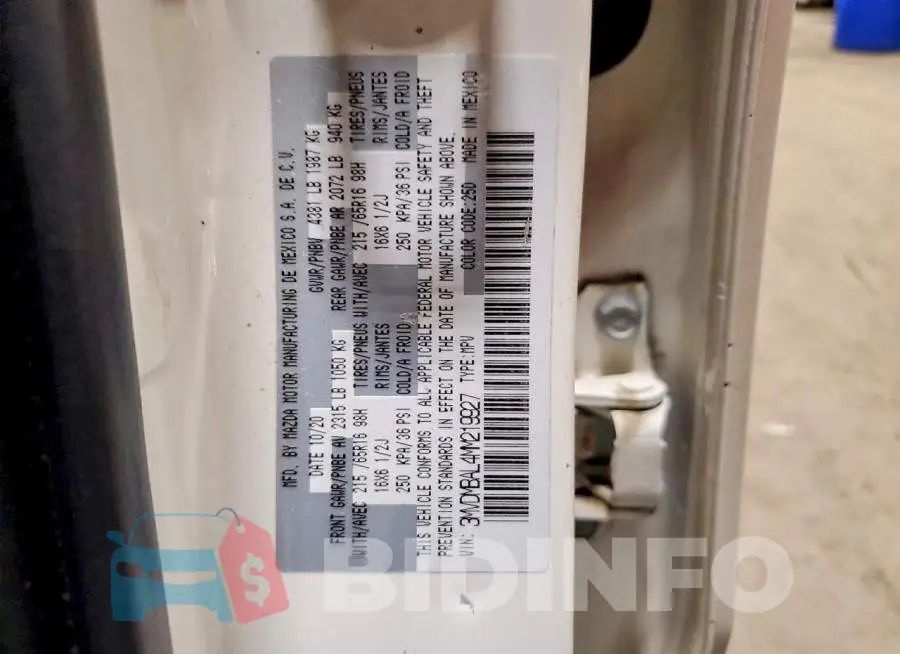 3MVDMBAL4MM219927 Photo# 14