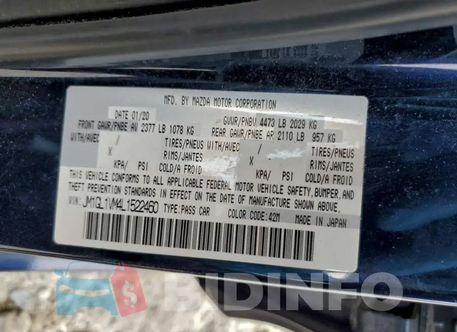 JM1GL1VM4L1522460 Photo# 12