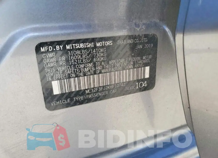 ML32F3FJ2KHF10742 Photo# 13