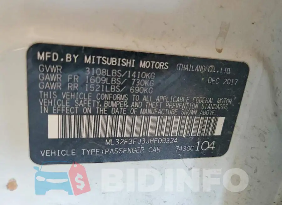 ML32F3FJ3JHF09324 Photo# 12