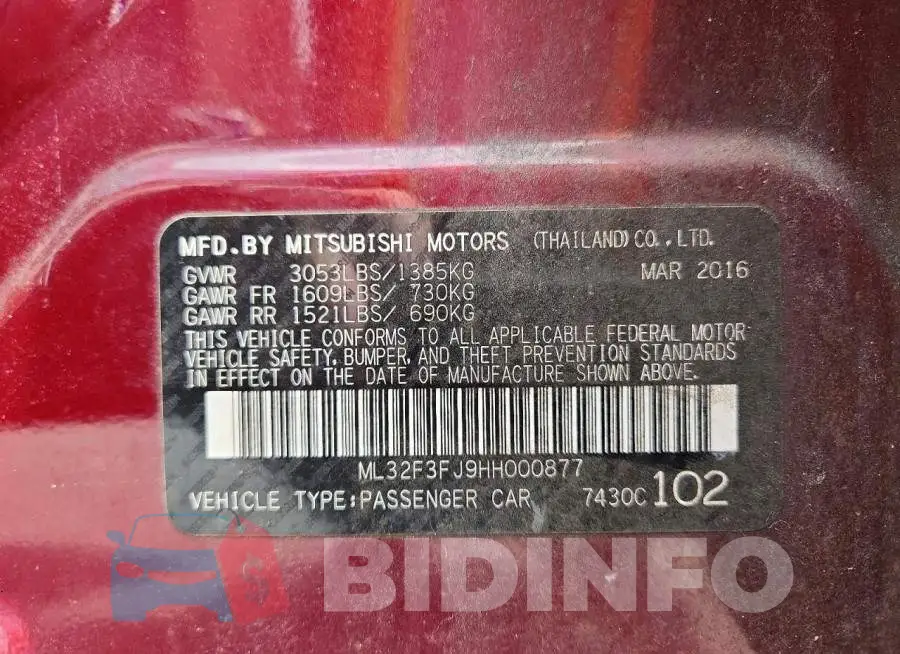 ML32F3FJ9HH000877 Photo# 13