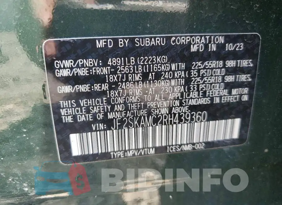 JF2SKAMC2RH439360 Photo# 13