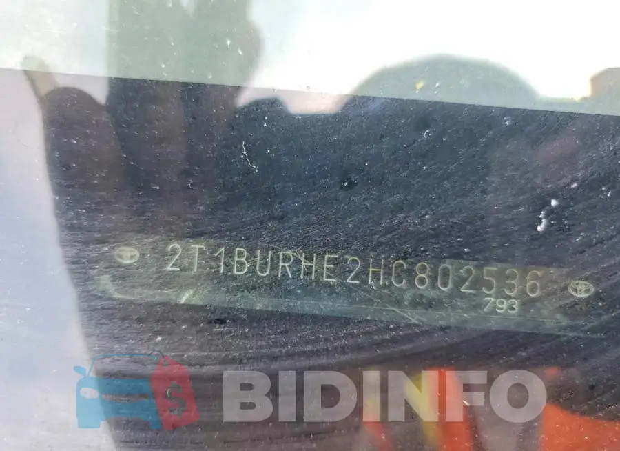 2T1BURHE2HC802536 Photo# 12