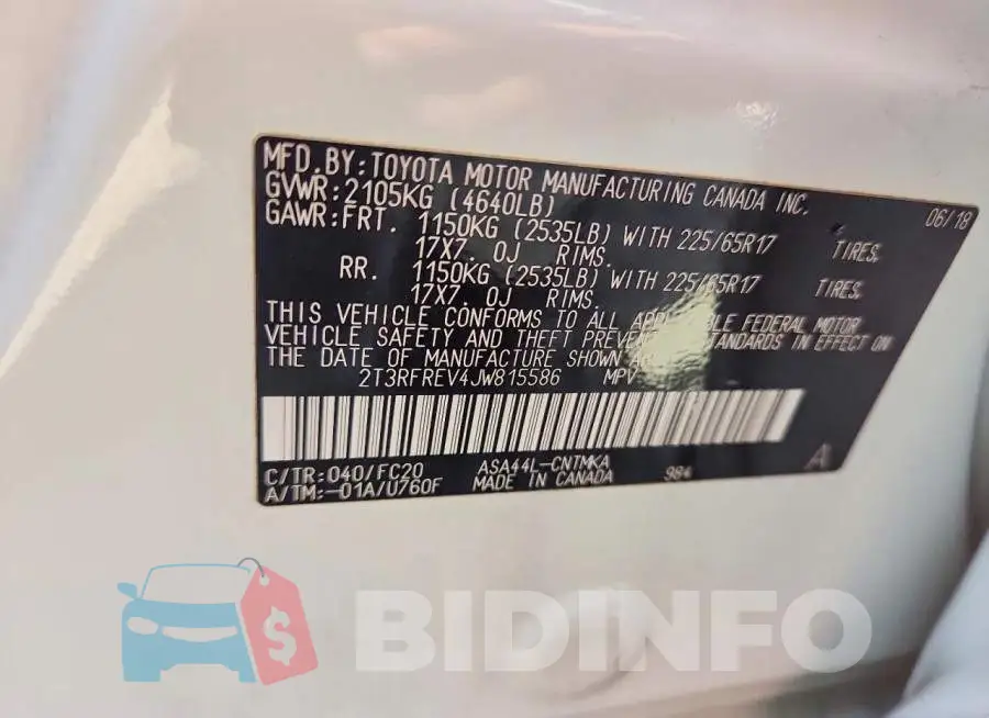 2T3RFREV4JW815586 Photo# 13