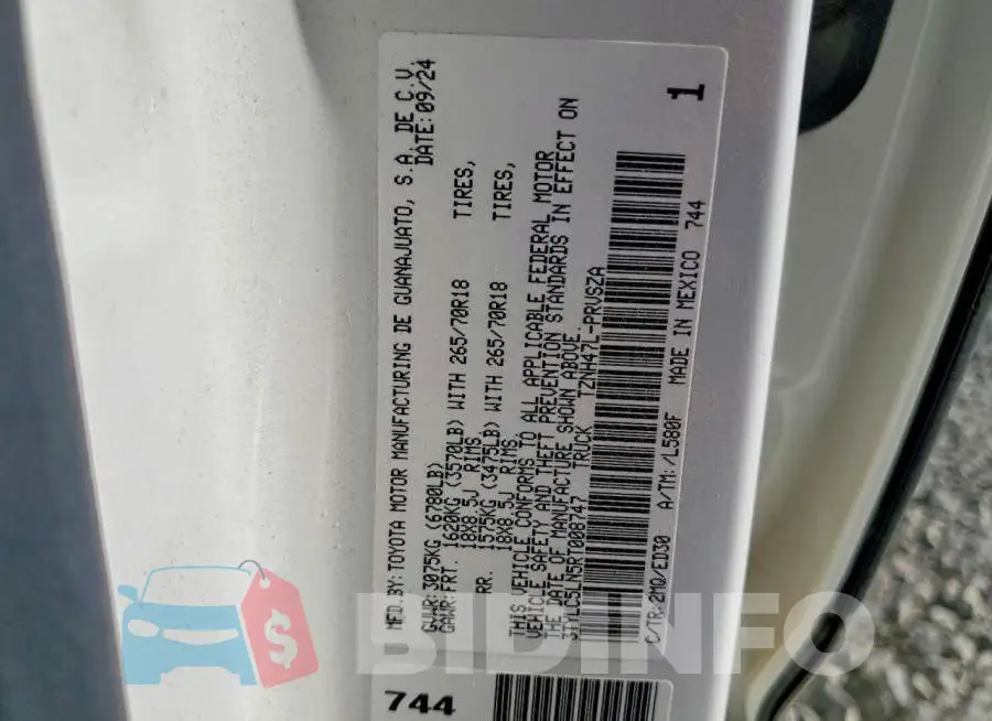 3TYLC5LN5RT008747 Photo# 13