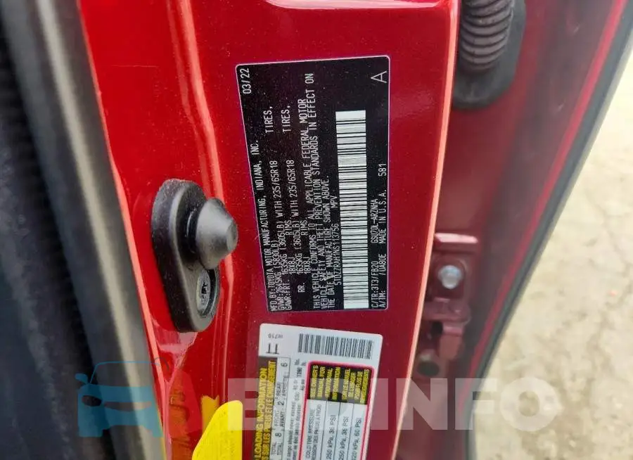5TDZZRAH1NS113756 Photo# 12