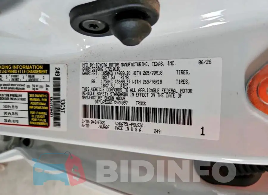 5TFLA5DB2TX424097 Photo# 12