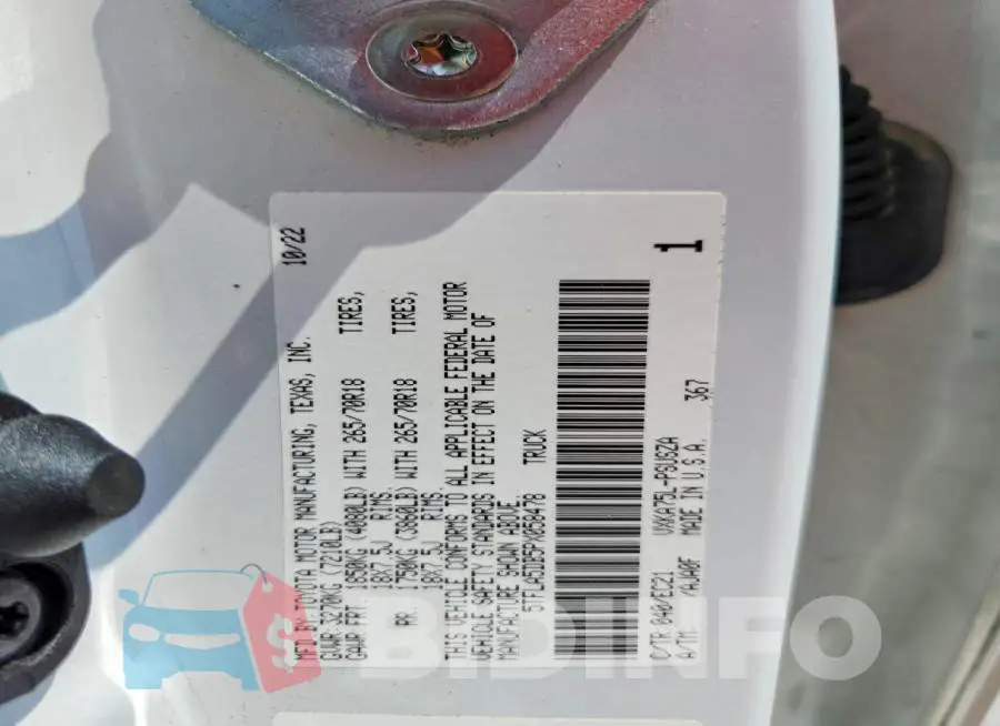 5TFLA5DB5PX058478 Photo# 12