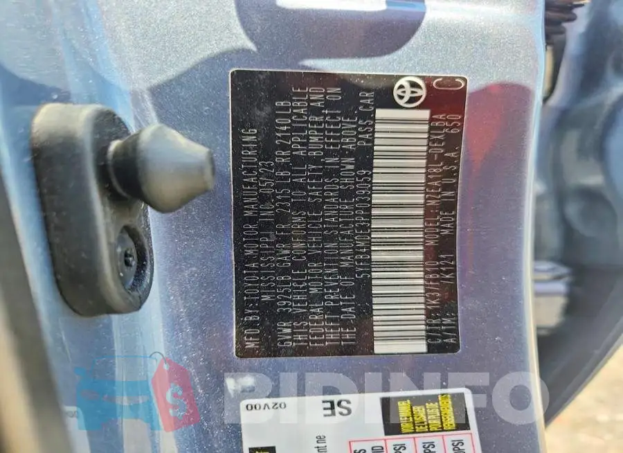5YFB4MDE3PP039059 Photo# 13
