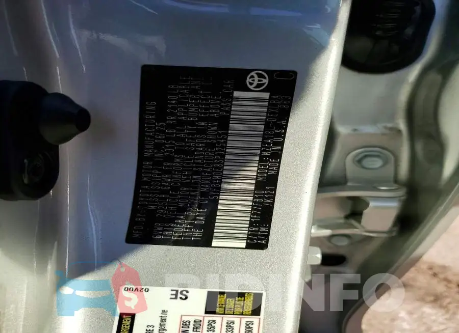 5YFB4MDE8SP325451 Photo# 12