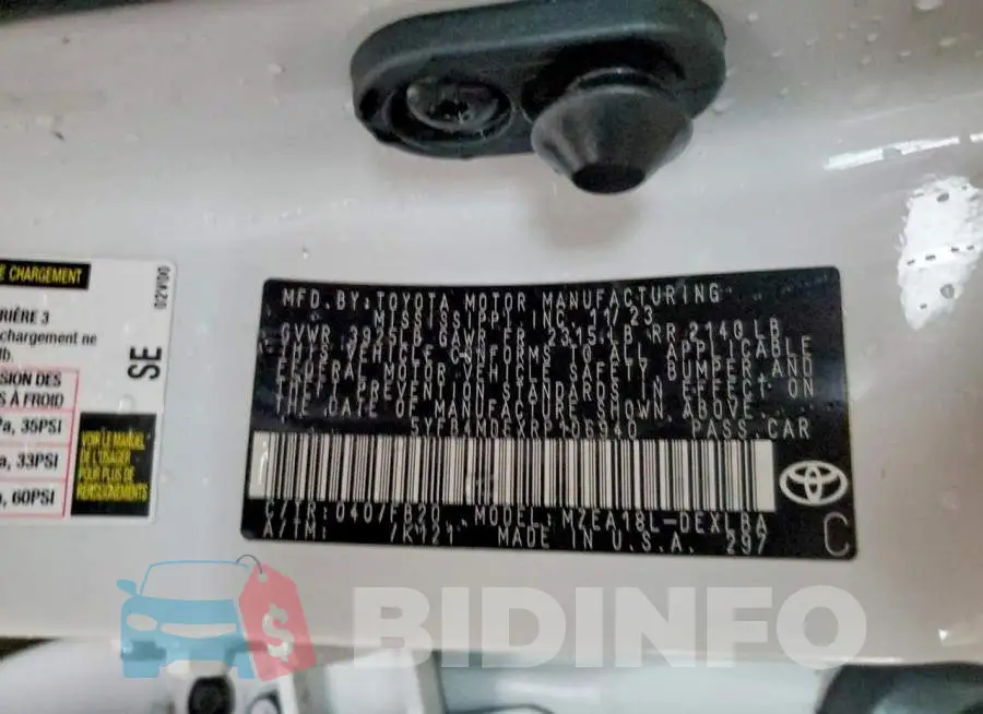 5YFB4MDEXRP106940 Photo# 12