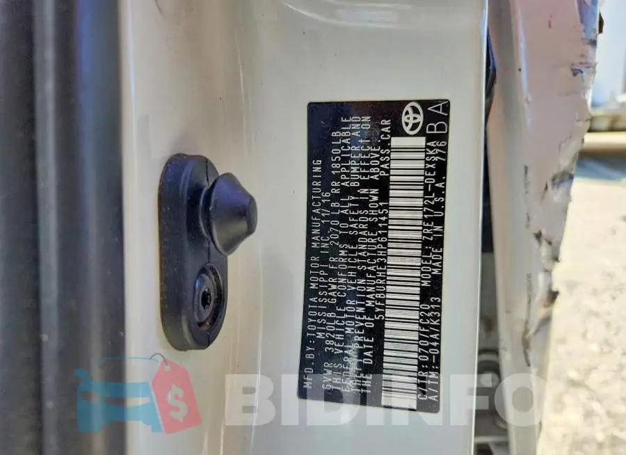 5YFBURHE3HP611451 Photo# 12