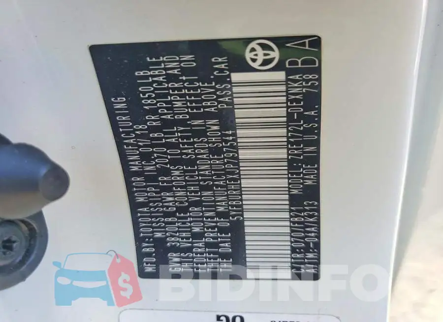 5YFBURHEXJP797544 Photo# 12