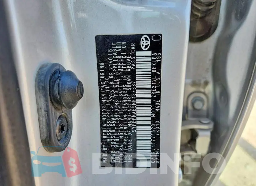 5YFEPMAE9MP187687 Photo# 12