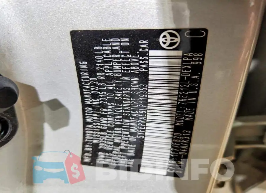 5YFEPRAE9LP119353 Photo# 12