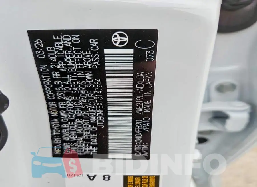 JTDBCMFEXT3147584 Photo# 12
